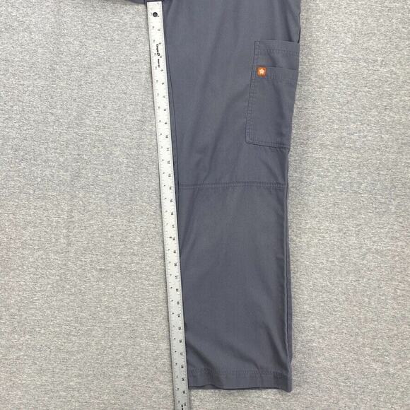 Orange Standard Scrub Bottom Pants Womens Small Gray Nurse Vet Medical Uniform - Picture 11 of 13